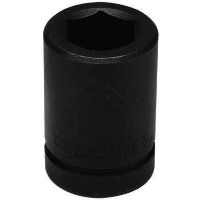 Wright Tool 1" Dr. Deep Impact Sockets, Measuring System:Metric, No. of Points:6