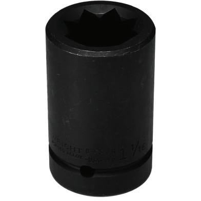 Wright Tool 8 Point Double Square Deep Impact Railroad Sockets