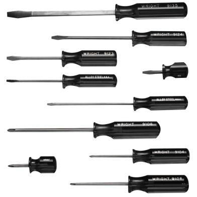 Wright Tool 10 Pc. Screwdriver Sets