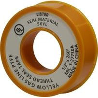 1/2 X 520 YELLOW GAS LINE TAPE