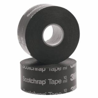 Scotchrap All-Weather Corrosion Protection Tape 50, Unprinted,100'X2",10 mil, Bk